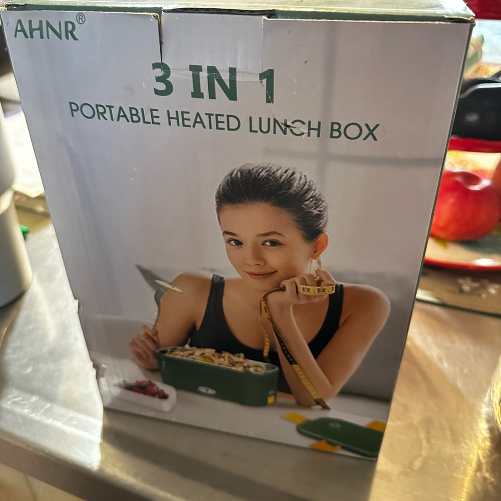 AHNR Electric Lunch Box 80W Food Heater, 3 IN 1 Portable Heated - NEW